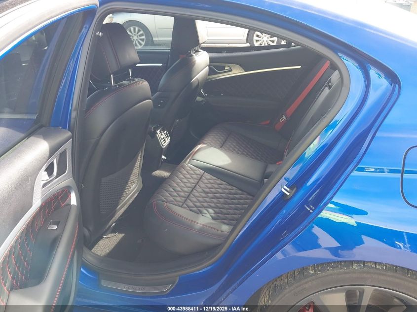 2022 Genesis G70 3.3T Rwd VIN: KMTG54TE0NU085650 Lot: 43988411