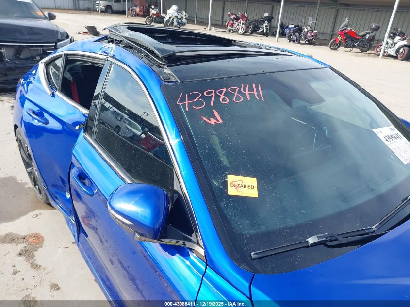 2022 Genesis G70 3.3T Rwd VIN: KMTG54TE0NU085650 Lot: 43988411