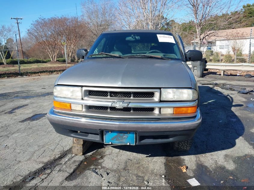 1999 Chevrolet Blazer Lt VIN: 1GNCS13W1X2176025 Lot: 43988420