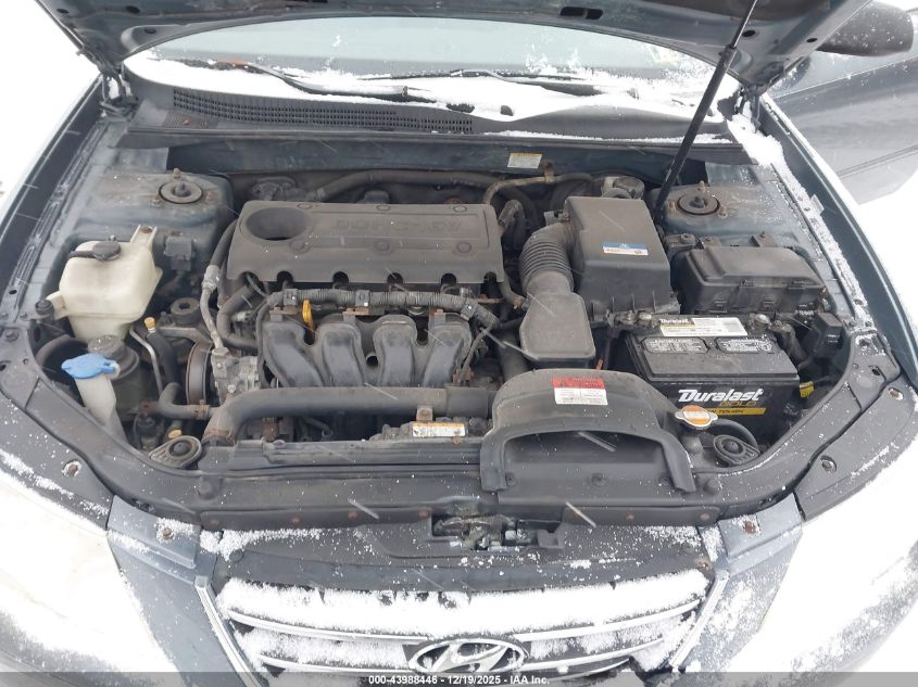 2010 Hyundai Sonata Gls VIN: 5NPET4AC0AH603726 Lot: 43988446