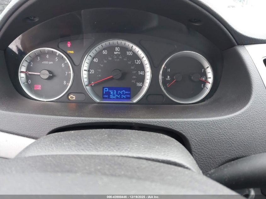 2010 Hyundai Sonata Gls VIN: 5NPET4AC0AH603726 Lot: 43988446