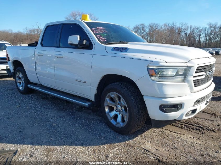 2019 Ram 1500 Big Horn/Lone Star 4X4 6'4 Box VIN: 1C6SRFBT5KN511404 Lot: 43988463