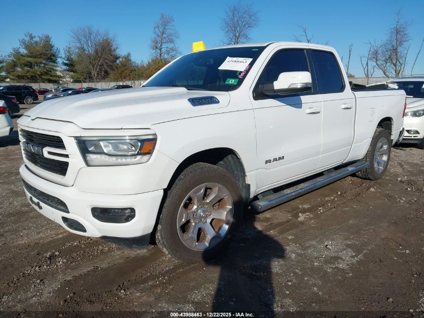 2019 Ram 1500 Big Horn/Lone Star 4X4 6'4 Box VIN: 1C6SRFBT5KN511404 Lot: 43988463