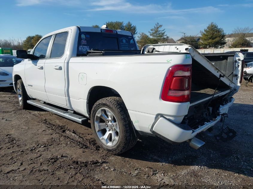 2019 Ram 1500 Big Horn/Lone Star 4X4 6'4 Box VIN: 1C6SRFBT5KN511404 Lot: 43988463