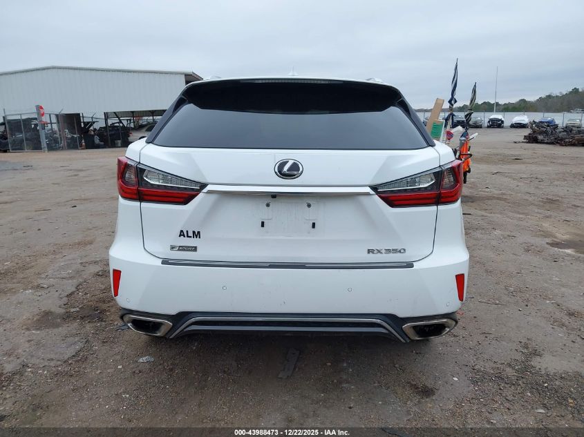 2017 Lexus Rx 350 F Sport VIN: 2T2BZMCA8HC058381 Lot: 43988473