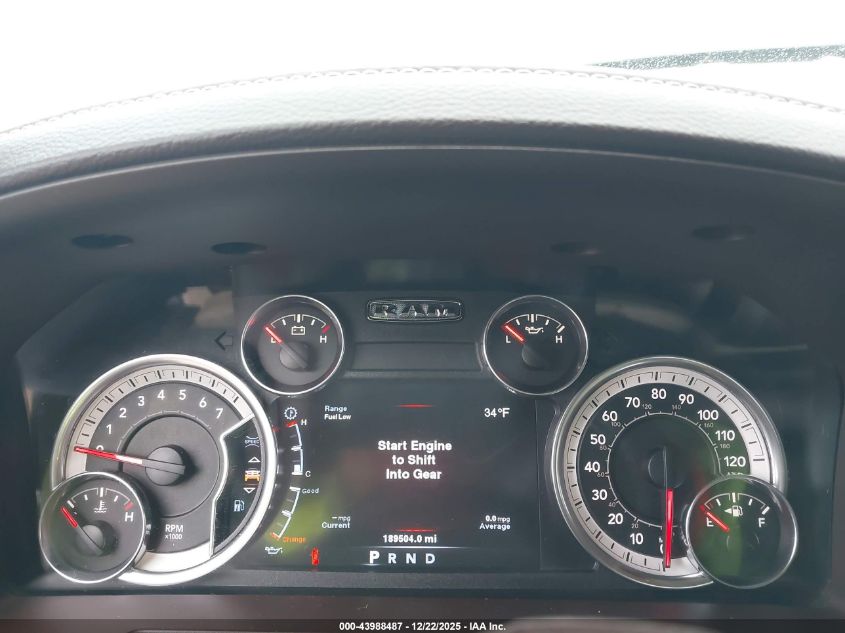 2014 Ram 1500 Laramie VIN: 1C6RR7NT3ES283117 Lot: 43988487