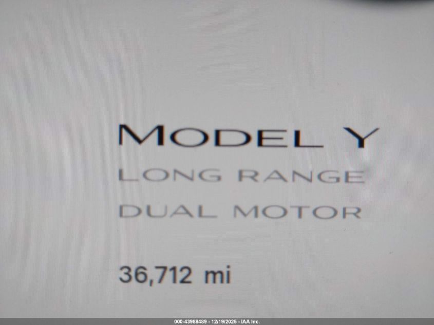 2023 Tesla Model Y Awd/Long Range Dual Motor All-Wheel Drive VIN: 7SAYGDEE4PA148464 Lot: 43988489
