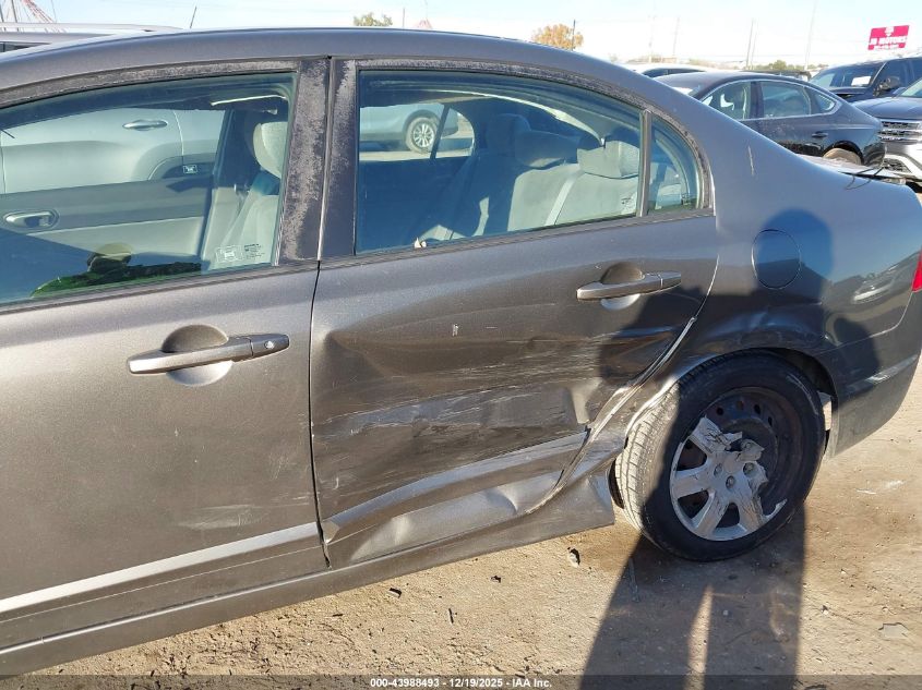 2008 Honda Civic Lx VIN: 2HGFA16548H322388 Lot: 43988493