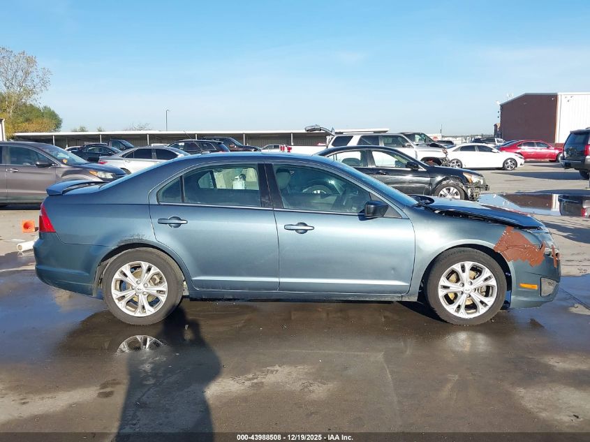 2012 Ford Fusion Se VIN: 3FAHP0HA1CR436071 Lot: 43988508