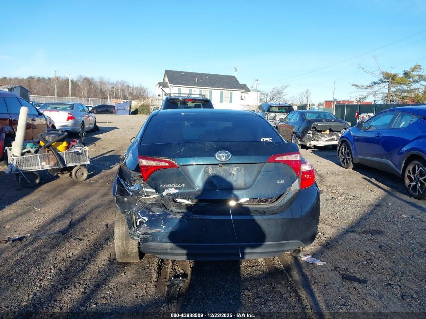 2017 Toyota Corolla Le VIN: 2T1BURHE2HC856306 Lot: 43988509