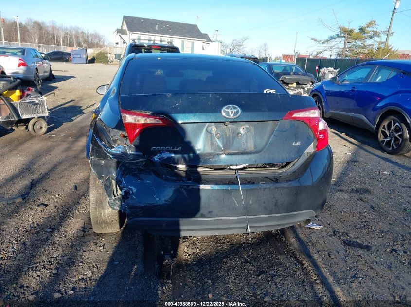 2017 Toyota Corolla Le VIN: 2T1BURHE2HC856306 Lot: 43988509