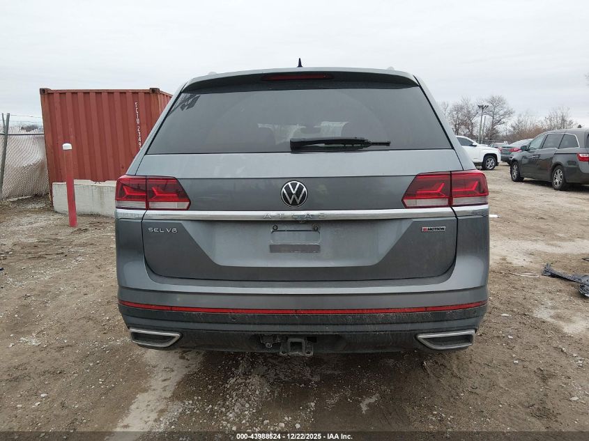 2021 Volkswagen Atlas 3.6L V6 Sel VIN: 1V2BR2CAXMC513614 Lot: 43988524