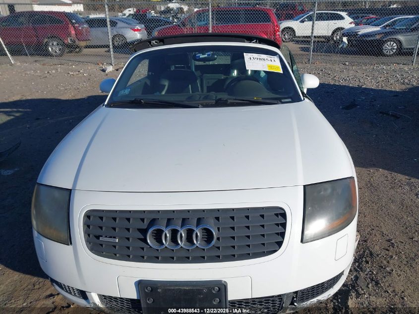 2002 Audi Tt 1.8L VIN: TRUUT28N421006679 Lot: 43988543