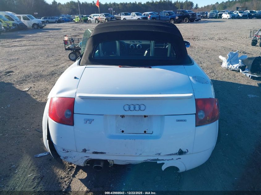 2002 Audi Tt 1.8L VIN: TRUUT28N421006679 Lot: 43988543