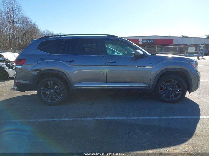2021 Volkswagen Atlas 3.6L V6 Se W/Technology R-Line VIN: 1V2RR2CA5MC524809 Lot: 43988547