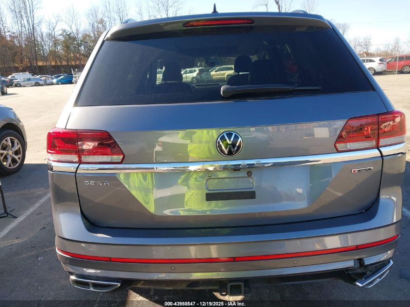 2021 Volkswagen Atlas 3.6L V6 Se W/Technology R-Line VIN: 1V2RR2CA5MC524809 Lot: 43988547