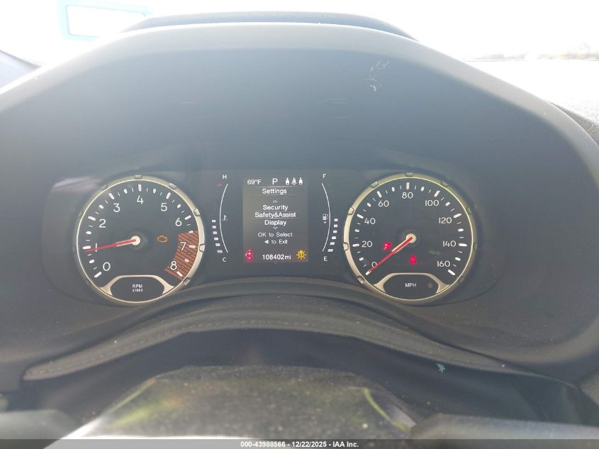 2019 Jeep Renegade Altitude Fwd VIN: ZACNJABB0KPK16478 Lot: 43988566