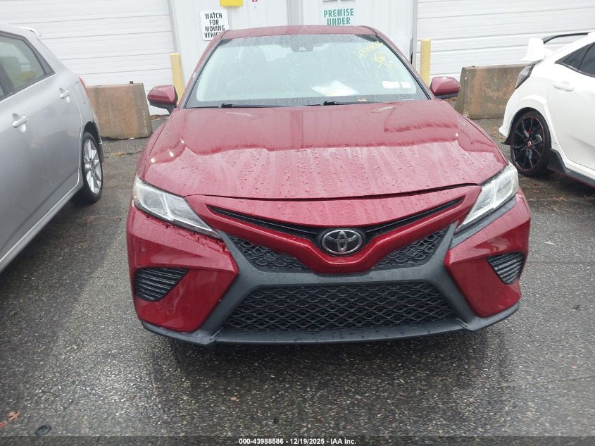 2018 Toyota Camry Se VIN: 4T1B11HK0JU655136 Lot: 43988586