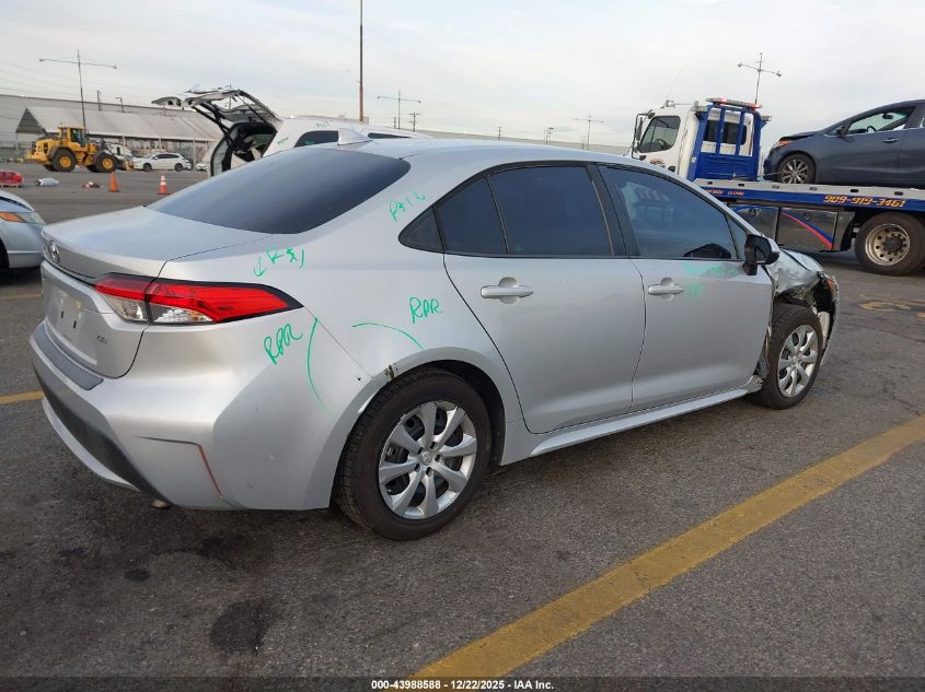 2020 Toyota Corolla Le VIN: 5YFEPRAE2LP091511 Lot: 43988588