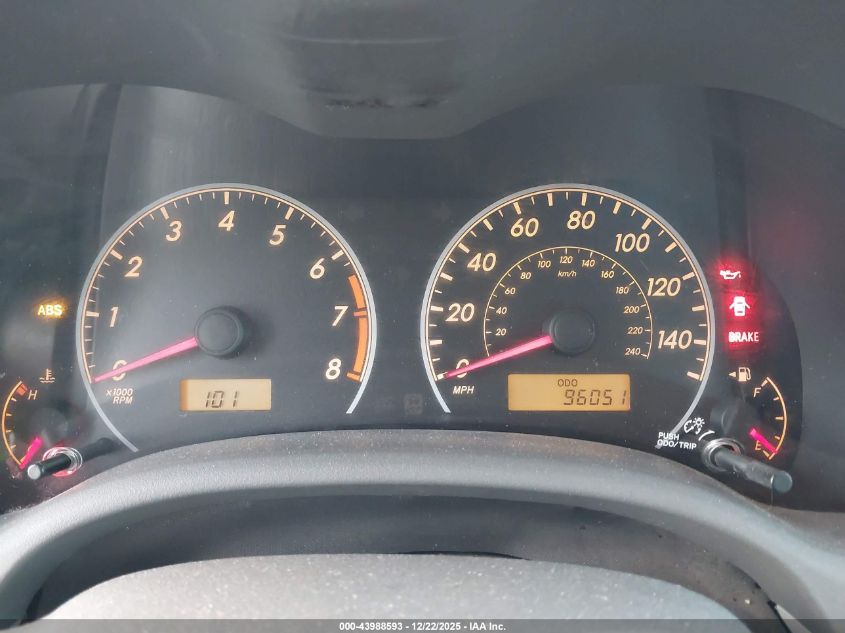 2009 Toyota Corolla Le VIN: 1NXBU40E69Z130060 Lot: 43988593