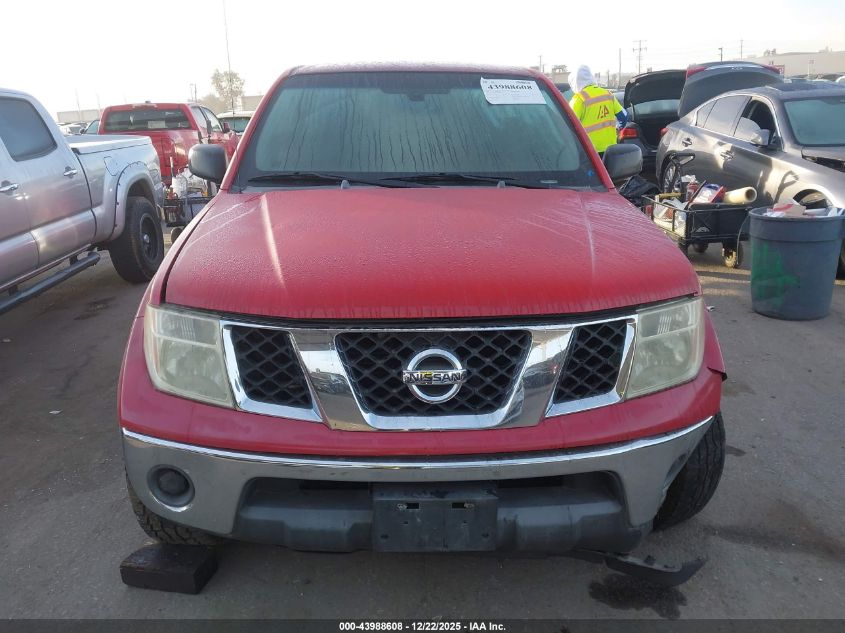 2005 Nissan Frontier Se VIN: 1N6AD06UX5C412478 Lot: 43988608