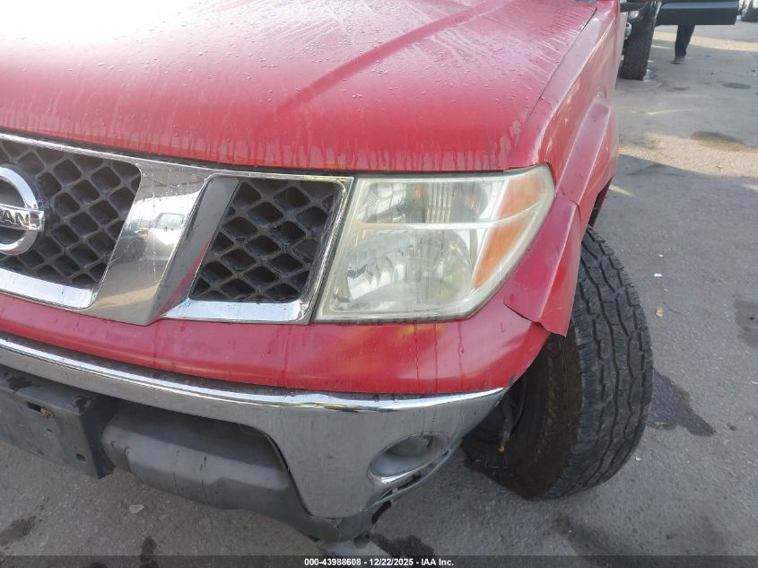 2005 Nissan Frontier Se VIN: 1N6AD06UX5C412478 Lot: 43988608