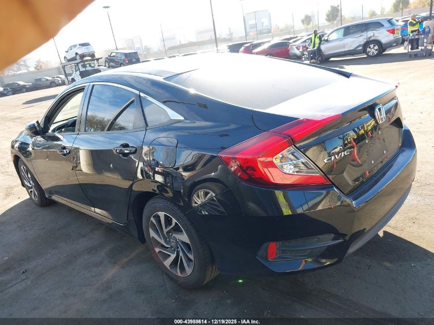 2016 Honda Civic Ex VIN: 2HGFC2F7XGH574002 Lot: 43988614