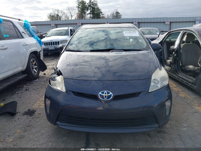 2014 Toyota Prius Two VIN: JTDKN3DU3E1737431 Lot: 43988621
