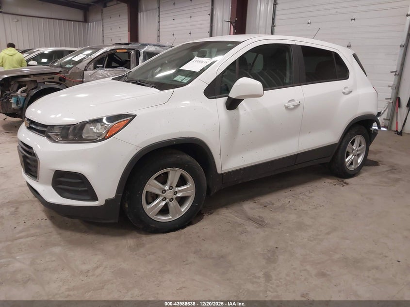 VIN 3GNCJKSB4LL324782 2020 CHEVROLET TRAX FWD LS