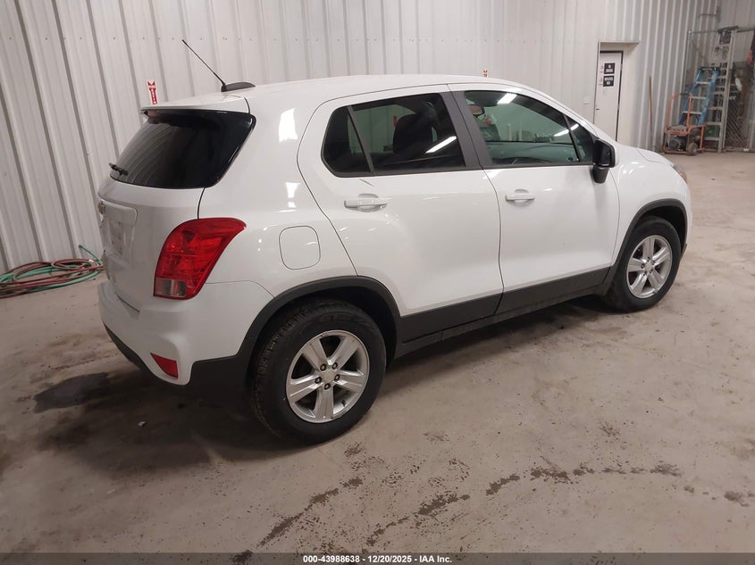 VIN 3GNCJKSB4LL324782 2020 CHEVROLET TRAX FWD LS