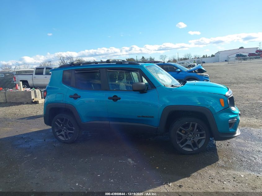 2021 Jeep Renegade Latitude VIN: ZACNJDBB2MPN33070 Lot: 43988644