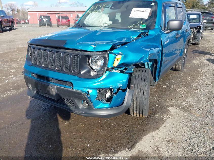 2021 Jeep Renegade Latitude VIN: ZACNJDBB2MPN33070 Lot: 43988644