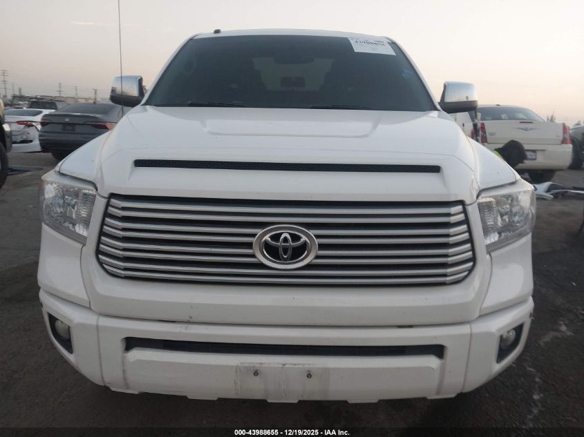 2016 Toyota Tundra Platinum 5.7L V8 VIN: 5TFAW5F12GX530018 Lot: 43988655