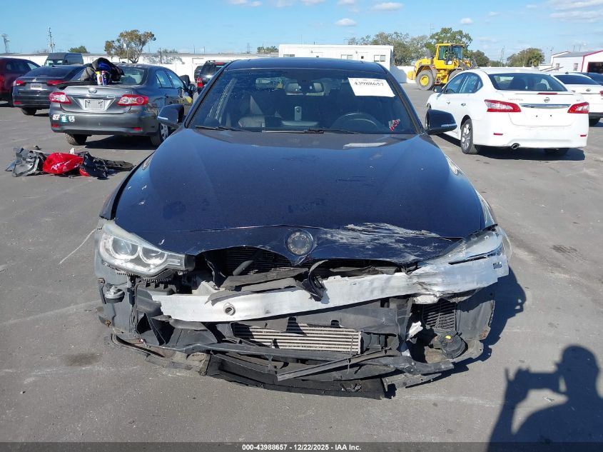 2013 BMW 335I xDrive VIN: WBA3B9C56DF586772 Lot: 43988657