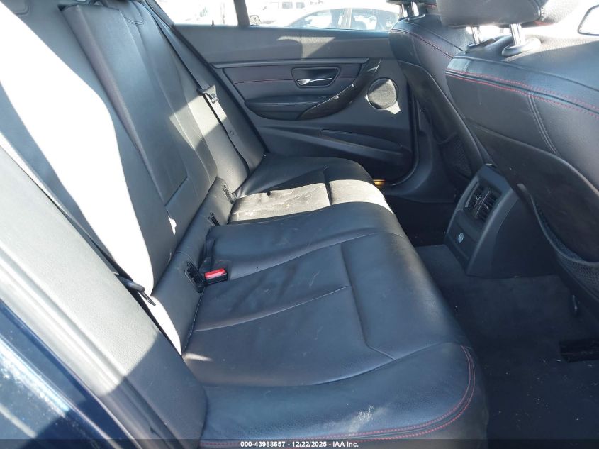 2013 BMW 335I xDrive VIN: WBA3B9C56DF586772 Lot: 43988657