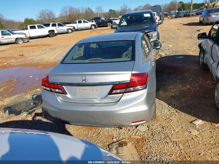 2015 Honda Civic Ex VIN: 19XFB2F83FE089818 Lot: 43988663