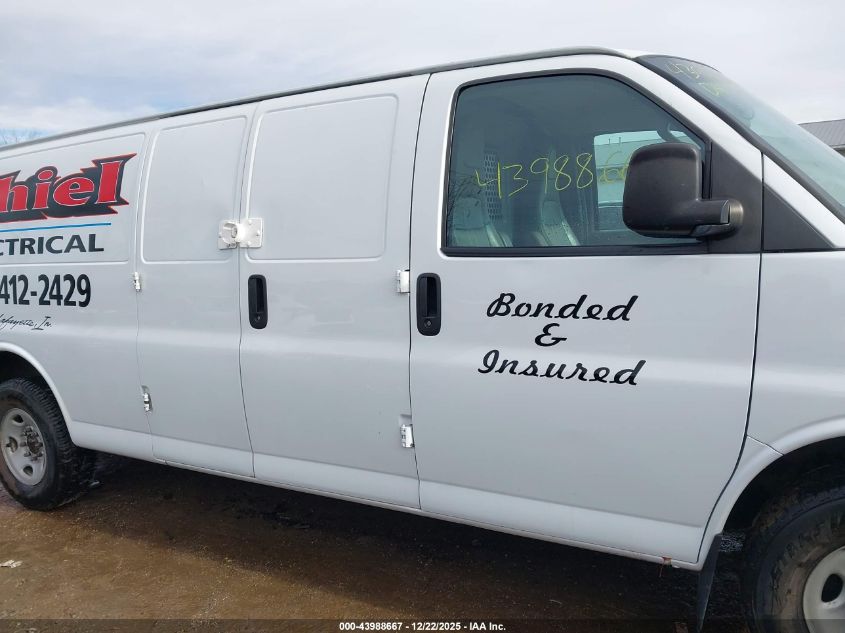 2017 Chevrolet Express 2500 Work Van VIN: 1GCWGBFF7H1255182 Lot: 43988667