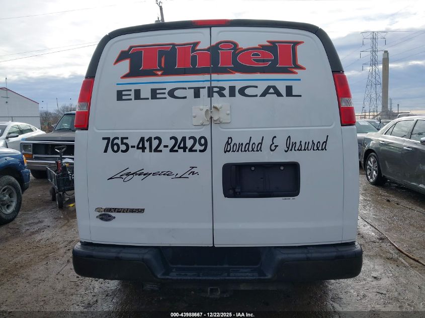 2017 Chevrolet Express 2500 Work Van VIN: 1GCWGBFF7H1255182 Lot: 43988667