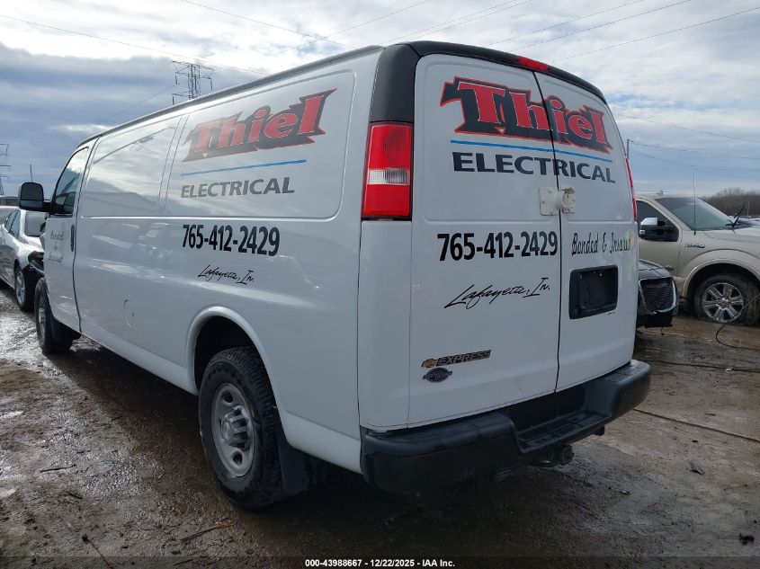 2017 Chevrolet Express 2500 Work Van VIN: 1GCWGBFF7H1255182 Lot: 43988667