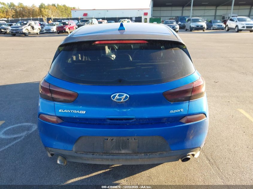 2018 Hyundai Elantra Gt Sport VIN: KMHH55LC4JU039333 Lot: 43988670