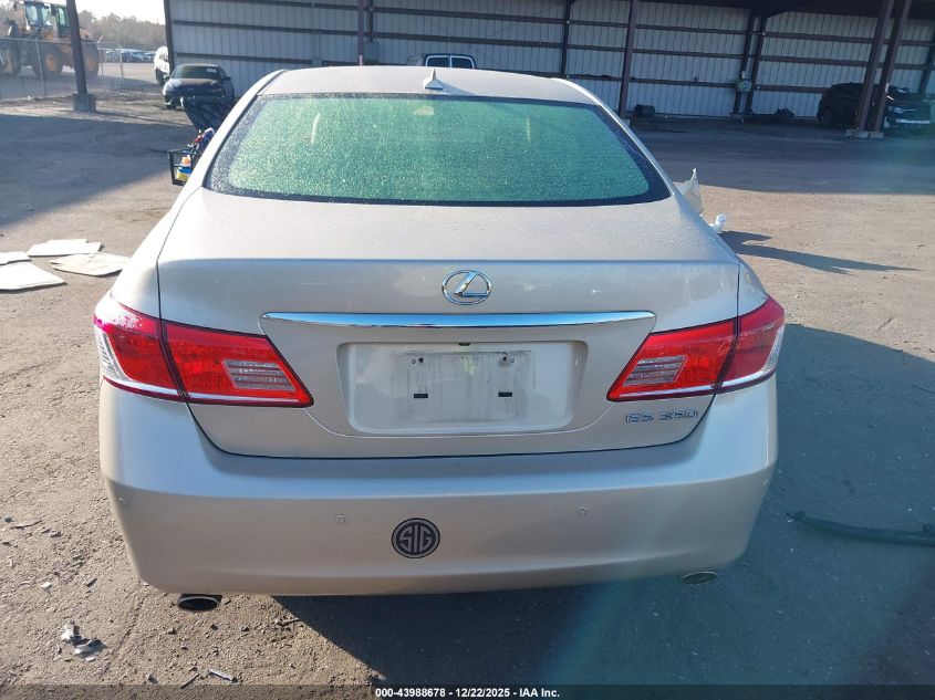 2012 Lexus Es 350 VIN: JTHBK1EG6C2490028 Lot: 43988678