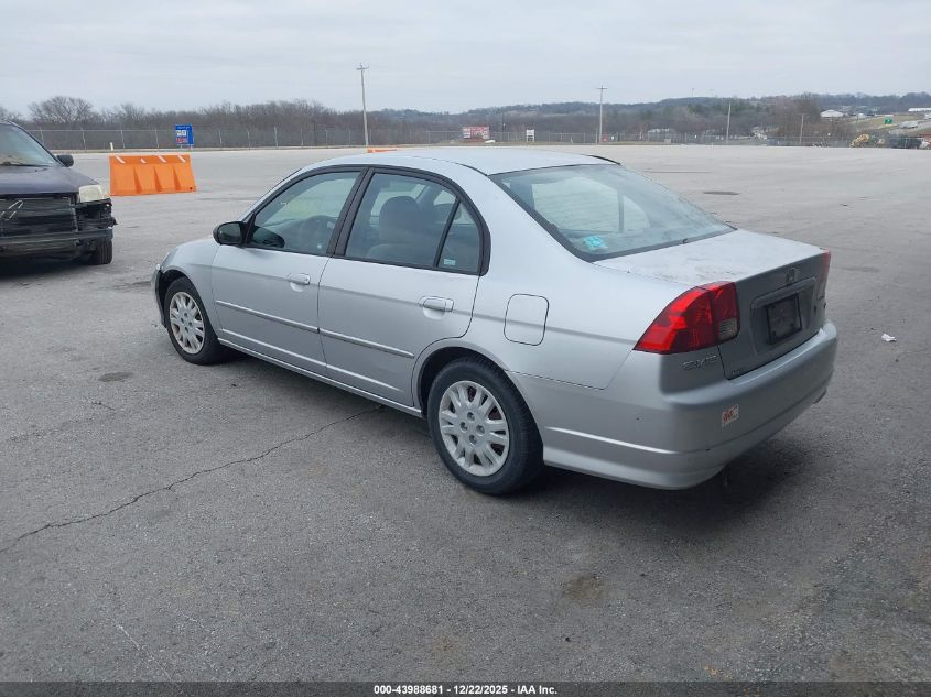 2005 Honda Civic Lx VIN: 2HGES16635H624865 Lot: 43988681