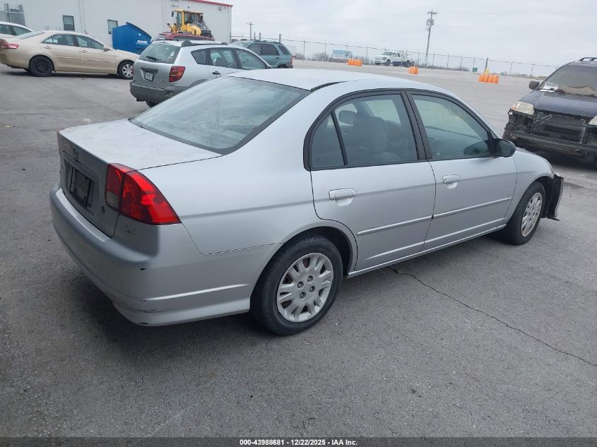 2005 Honda Civic Lx VIN: 2HGES16635H624865 Lot: 43988681