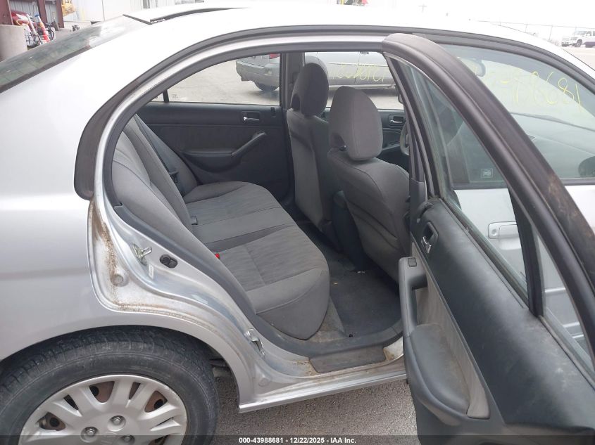 2005 Honda Civic Lx VIN: 2HGES16635H624865 Lot: 43988681