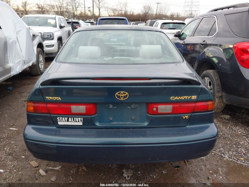1998 Toyota Camry Le V6 VIN: 4T1BF22K6WU050609 Lot: 43988703