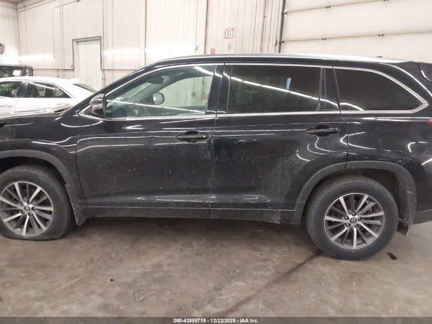 2018 Toyota Highlander Xle VIN: 5TDJZRFH0JS828222 Lot: 43988715