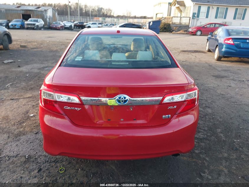 2013 Toyota Camry Hybrid Xle VIN: 4T1BD1FK4DU083485 Lot: 43988726