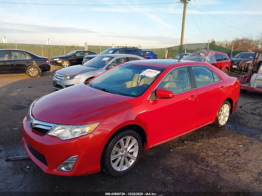2013 Toyota Camry Hybrid Xle VIN: 4T1BD1FK4DU083485 Lot: 43988726