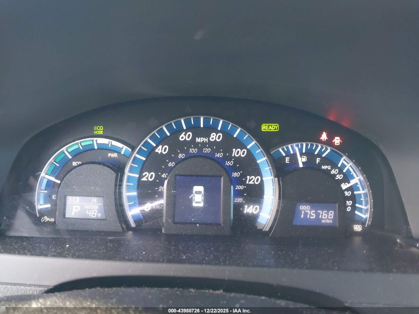 2013 Toyota Camry Hybrid Xle VIN: 4T1BD1FK4DU083485 Lot: 43988726