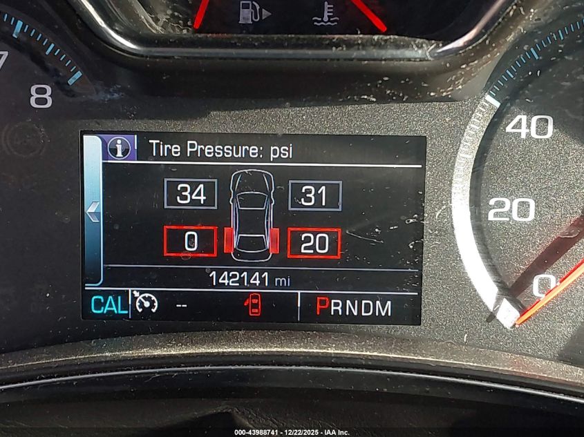 2015 Chevrolet Impala 2Lt VIN: 2G1125S31F9189753 Lot: 43988741